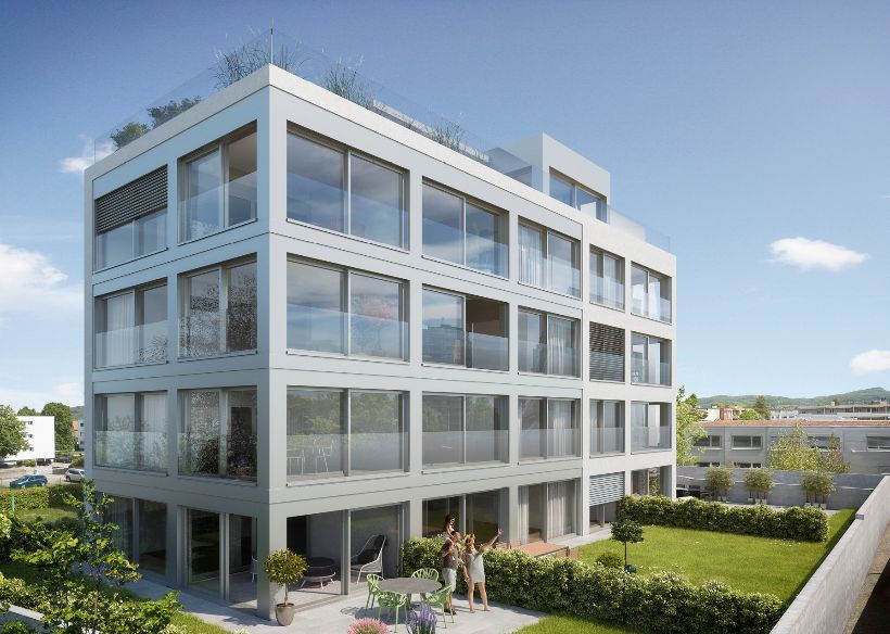 Alle Wohnungen verkauft! Neubauprojekt: 13 moderne Eigentumswohnungen im Zentrum von Reinach BL